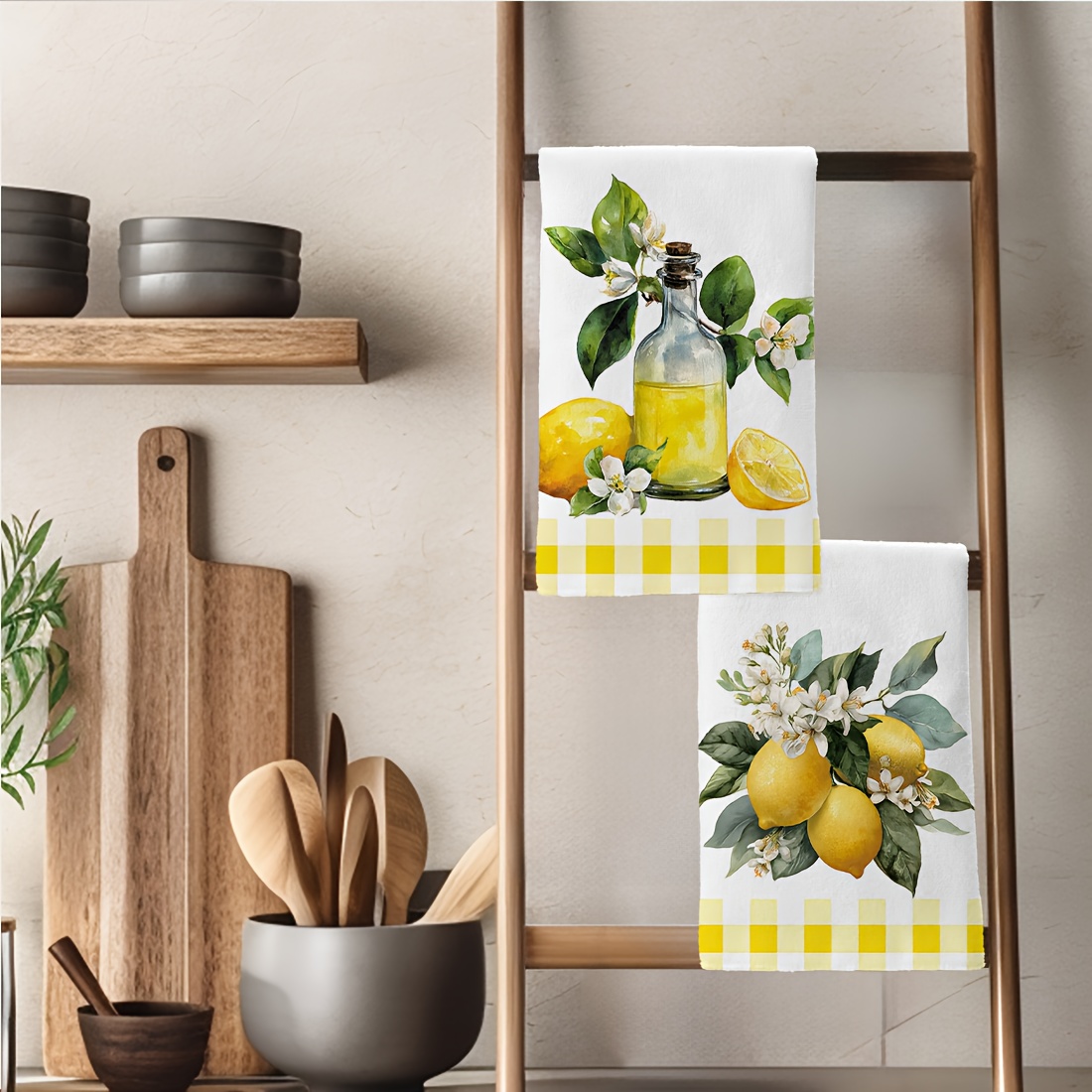 2 Stück, Küchenhandtuch mit Zi – Home Cooking Is The Best Bewertung und Preis
