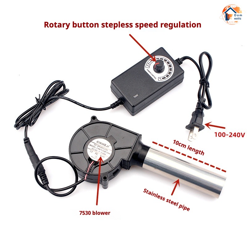 220V BBQ Fan Kleiner Explosion – Uk Home Cooking Bewertung und Preis